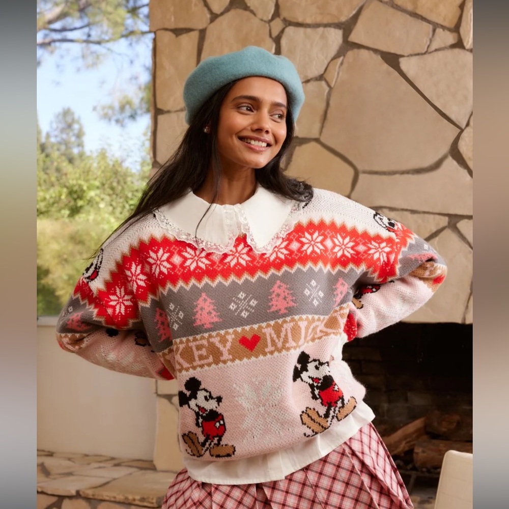 DISNEY MICKEY MOUSE FAIR ISLE SWEATER
